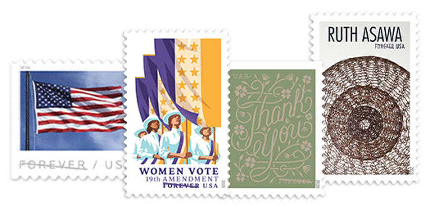 U.S. stamps from the USPS website